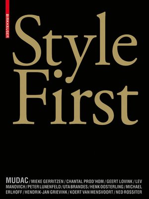 cover image of Style First